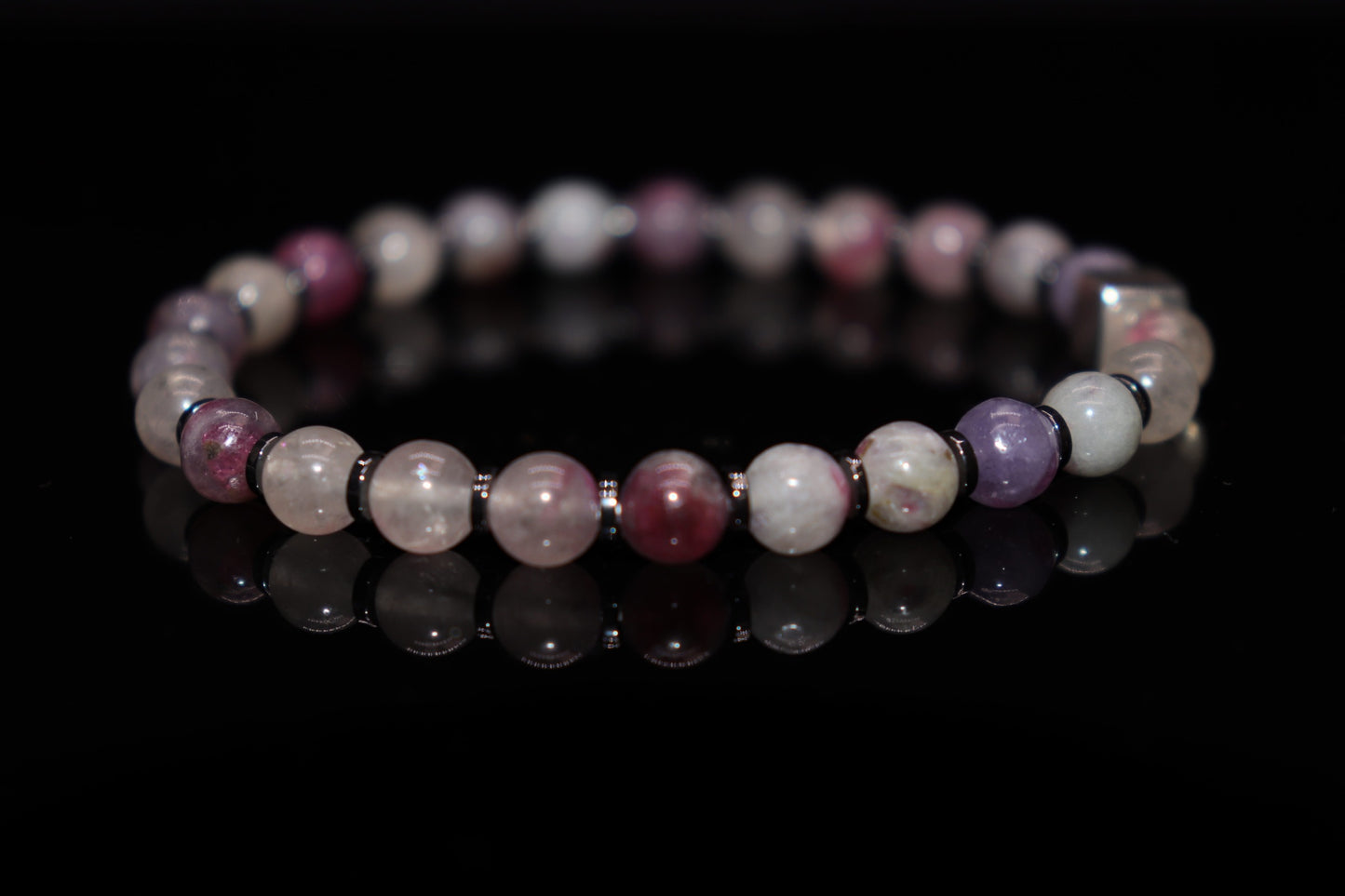 Purple Tourmaline Bracelet, Tourmaline Bracelet