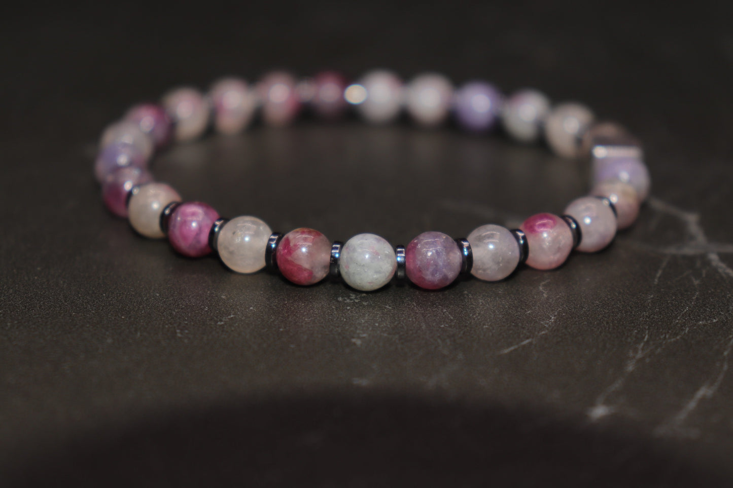 Purple Tourmaline Bracelet, Tourmaline Bracelet, Tourmaline, Ore, Tourmaline Ore