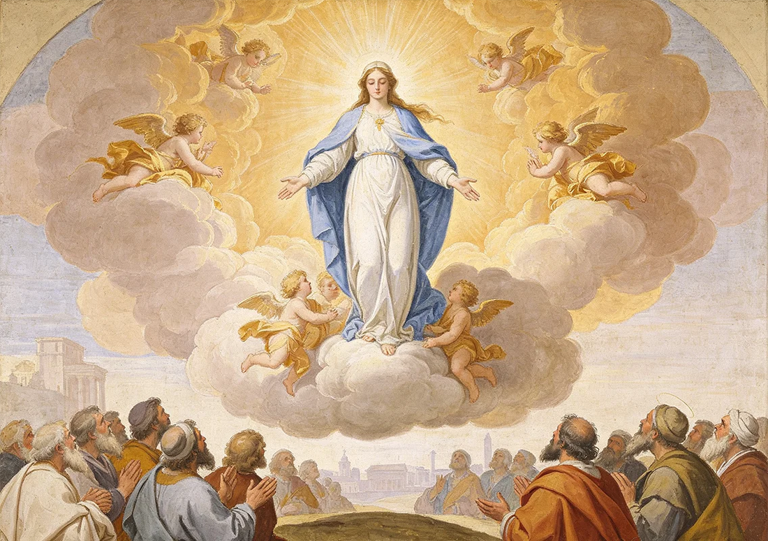 Assumption of Mary religious feast celebrating the Virgin Mary's assumption into heaven3 | August global festival and cultural event photography for travel and tourism websites