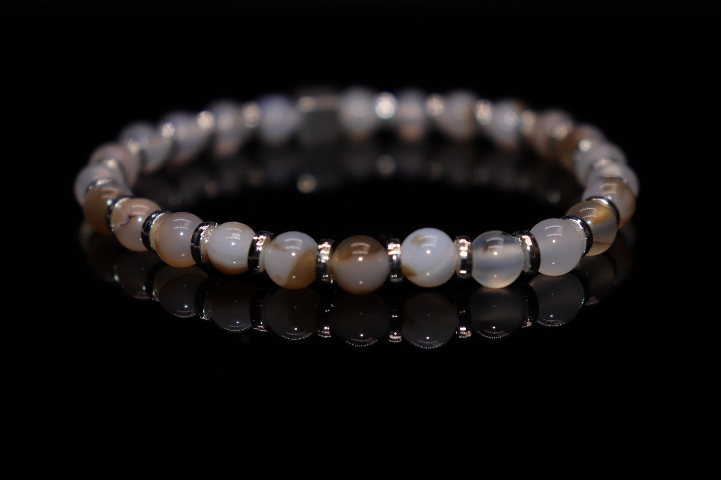 Moss Agate Bracelet, Moss Agate, Agate
