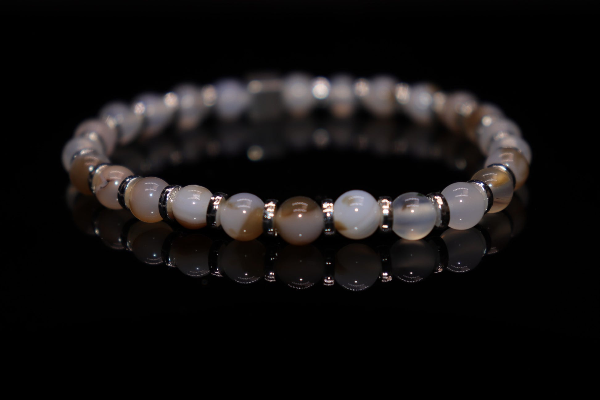 Moss Agate Bracelet, Moss Agate, Agate