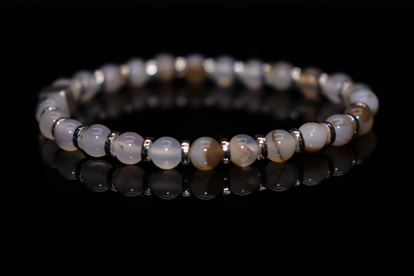 Moss Agate Bracelet, Moss Agate, Agate, Ore