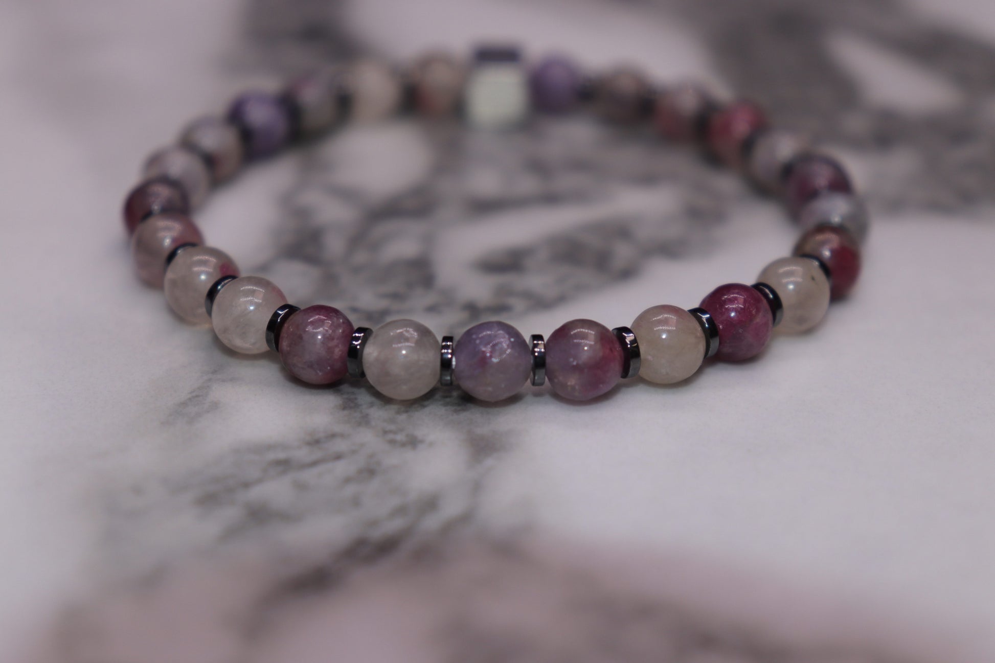 Purple Tourmaline Bracelet