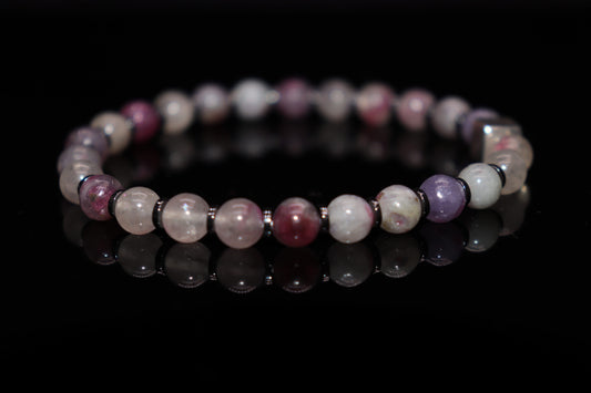Purple Tourmaline Bracelet, Tourmaline Bracelet