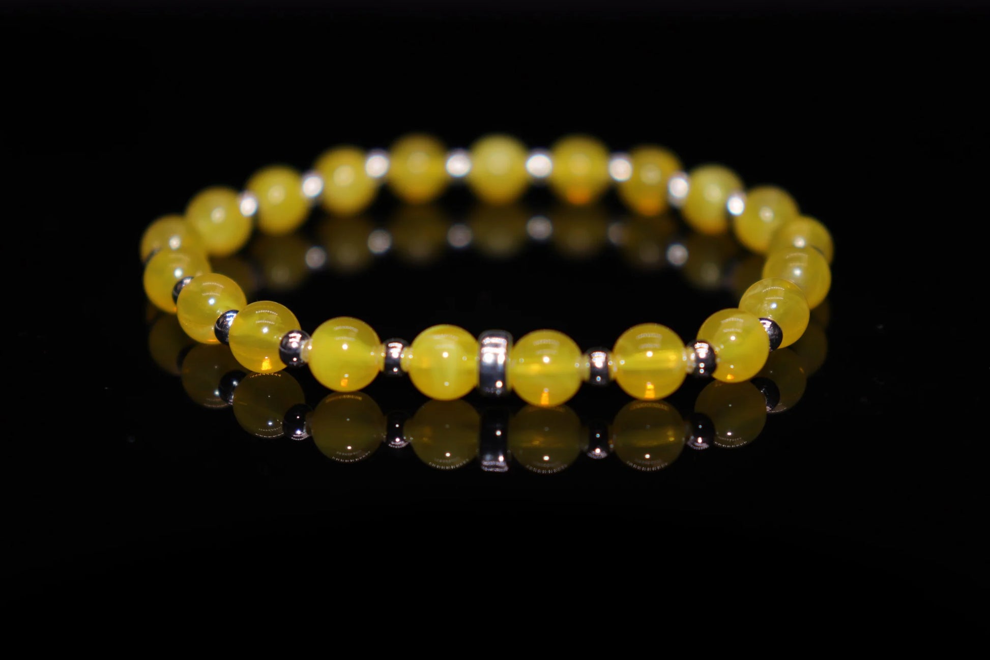 Amber healing bracelet for anxiety relief with natural negative ion energy, fossilized resin protective energy shield for emotional wellbeing