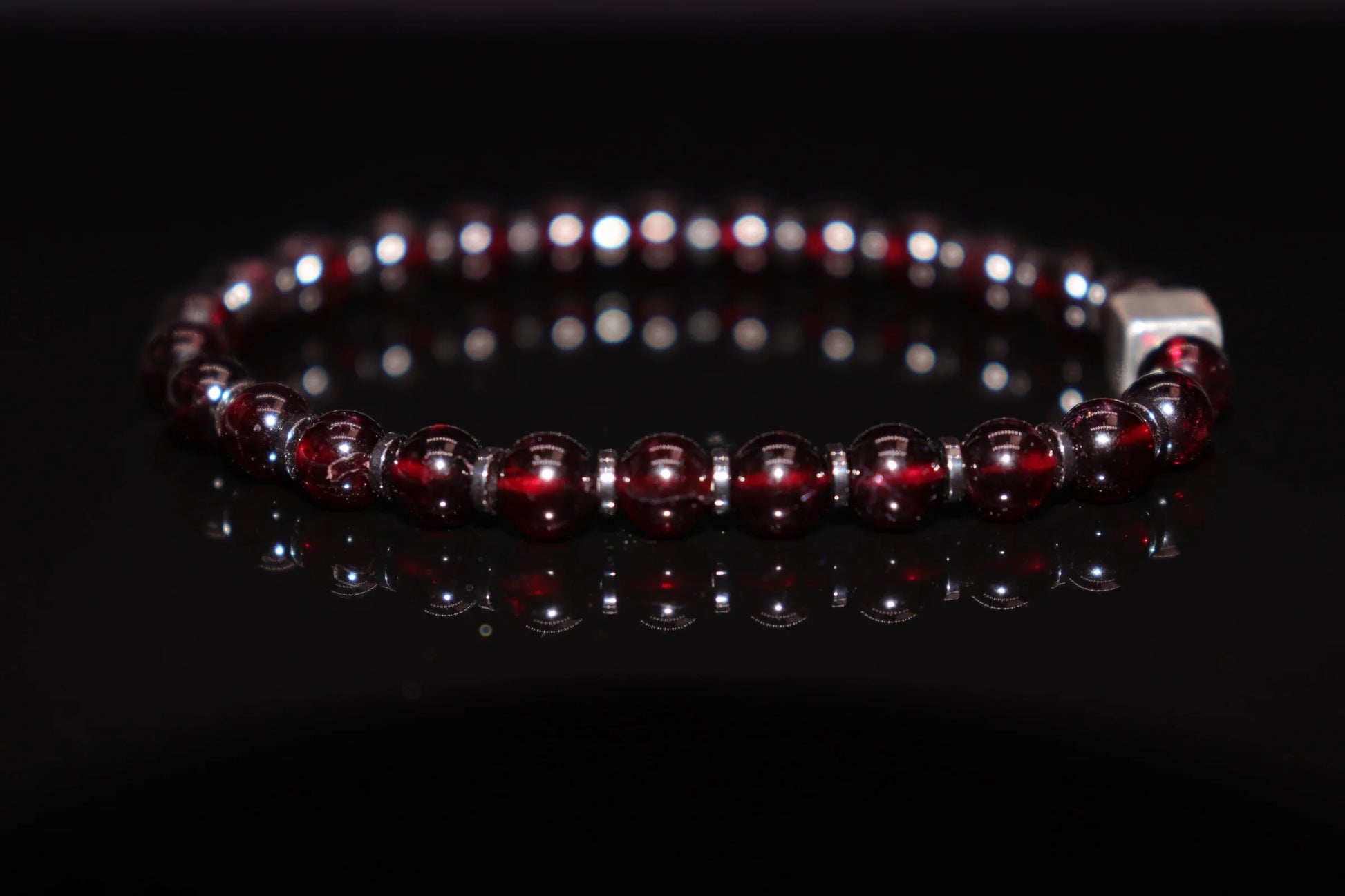 Garnet crusader armor protection amulet bracelet for negative energy warding, medieval knight sacred talisman of victory and divine favor jewelry