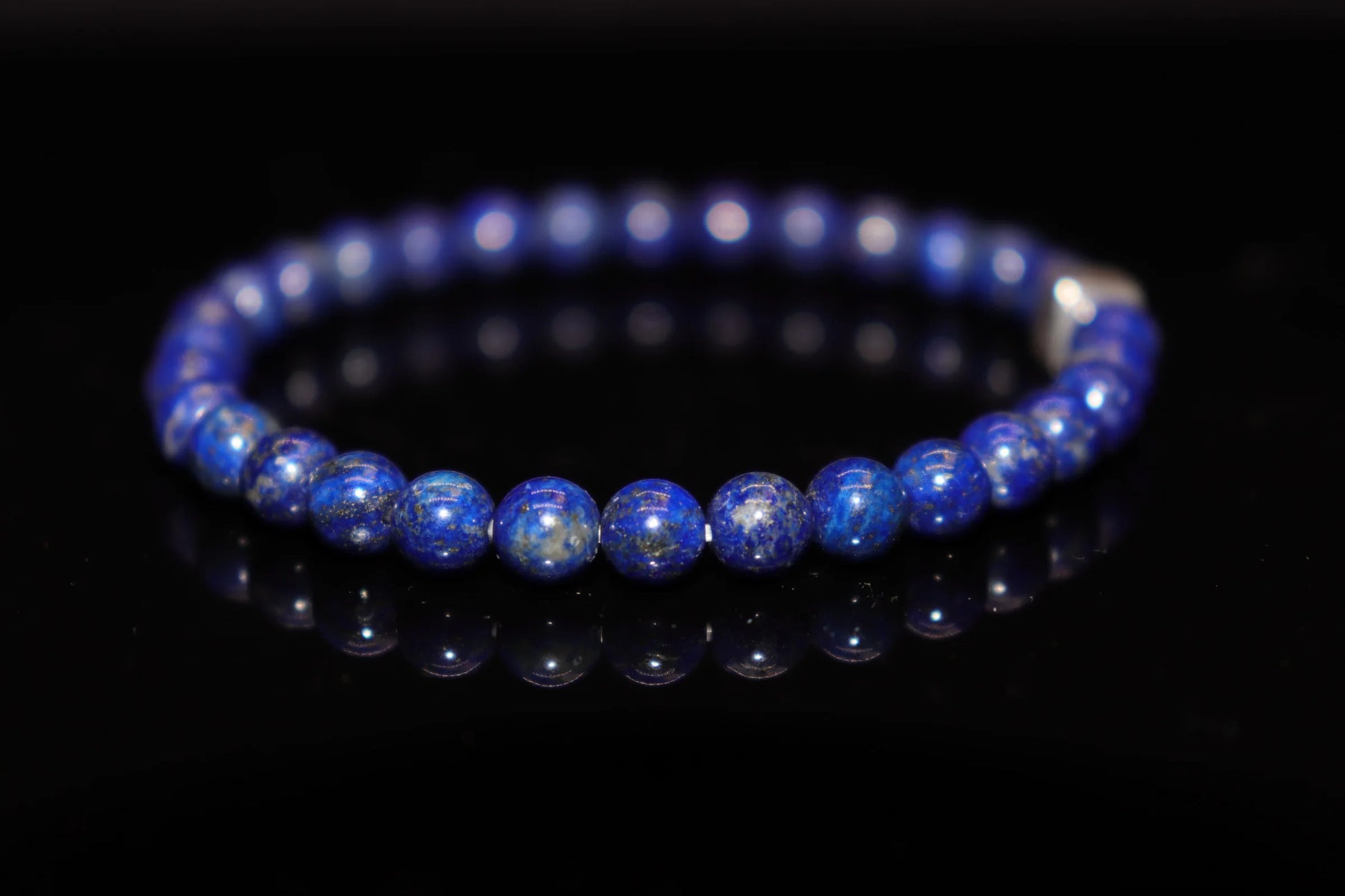 Lapis lazuli Renaissance Virgin Mary robe ultramarine pigment bracelet, exclusively used for Madonna depictions, heaven and divine sacred art jewelry