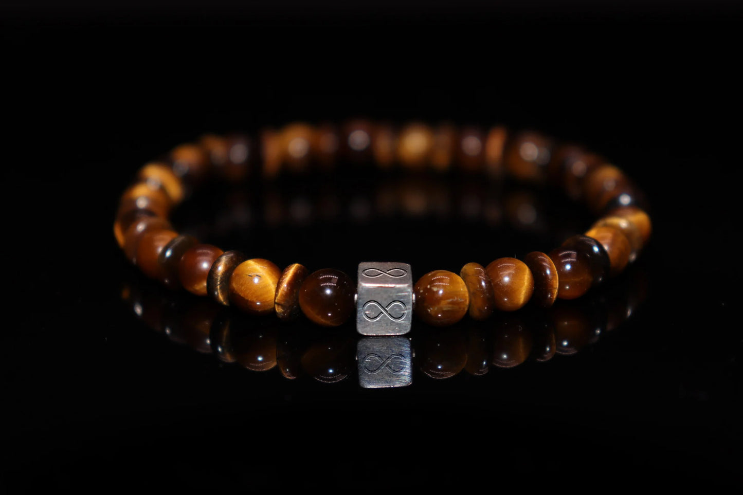 Tiger eye ancient Egyptian Eye of Ra bracelet, sun god sacred vision stone used in temple statues and pharaoh tombs, afterlife guidance jewelry
